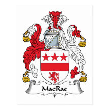 MacRae Family Crest Post Cards