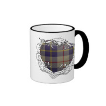 MacRae Tartan Heart Mug