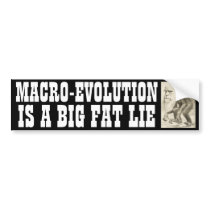 Macro-Evolution Bumper Stickers
