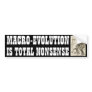 Macro-Evolution Bumper Sticker