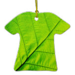 Macro Green leaf Ornaments