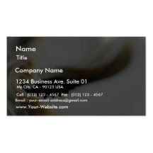 Macro Photo Of A Seashell Business Card Templates