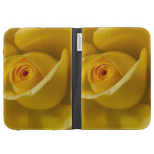 Macro Yellow Rose Kindle Cover