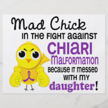 Mad Chick 2 Chiari Malformation Daughter Full Color Flyer
