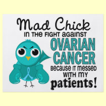 Mad Chick 2 Patients Ovarian Cancer flyers