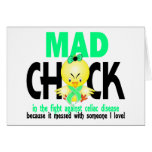 Mad Chick In The Fight Celiac Disease Greeting Card
