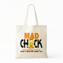Mad Chick In The Fight Leukaemia Tote Bag
