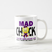 Mad Chick In The Fight Pancreatic Cancer Mug