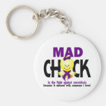 Mad Chick In The Fight Sarcoidosis Keychain