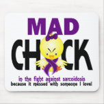 Mad Chick In The Fight Sarcoidosis mousepads