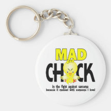 Mad Chick In The Fight Sarcoma Key Chains