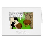 Mad Cow Greeting Card