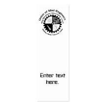 Mad Engineers Bookmark Business Card Template