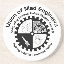 Mad Engineers Drink Coaster