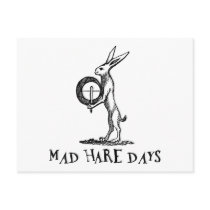 Mad Hare Days Postcard