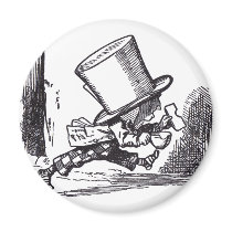 Mad Hatter 3 Fridge Magnets