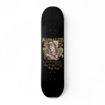 Mad Hatter Carnivale Style (with poem) skateboards