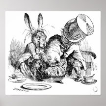 Mad Hatter, Dormouse and March Hare Posters