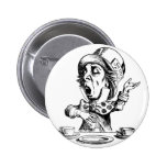 Mad Hatter Pinback Buttons