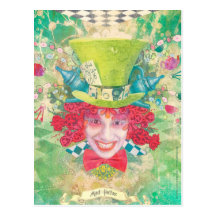 Mad Hatter Postcard