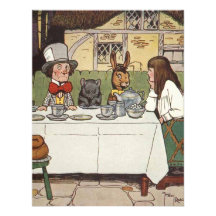 Mad Hatter Tea Party Announcements