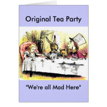 Mad Hatter Tea Party Greeting Cards