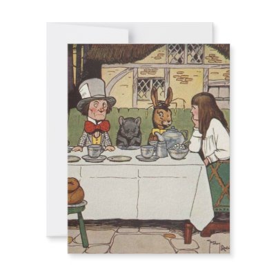 Mad Hatter Tea Party Announcements by MyOtherPlanet