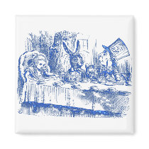 Mad Hatter Tea Party Fridge Magnet