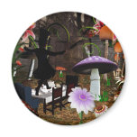 Mad hatter tea party magnet