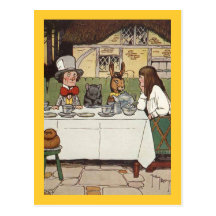 Mad Hatter Tea Party Post Card