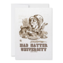 Mad Hatter University (Mad Hatter Wonderland) Custom Invites