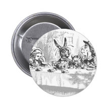 Mad Hatter's Tea Party Button