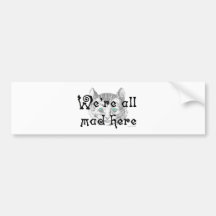 Mad here bumper sticker