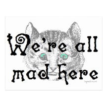 Mad here post card