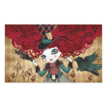 Mad Riddle Rectangular Stickers