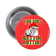 Mad Santa Button