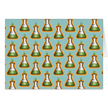 Mad Scientist Beakers Greeting Cards