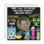 Mad Scientist Birthday Party 2 Invitations