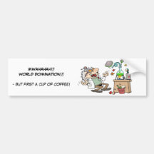 Mad Scientist Bumper Stickers