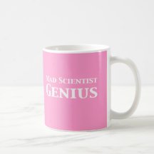 Mad Scientist Genius Gifts Mugs
