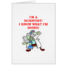 mad scientist joke card
