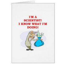 mad scientist joke greeting card