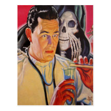 Mad Scientist Post Card