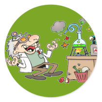 Mad Scientist Stickers