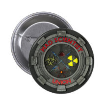 Mad Scientist Union Button