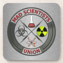 Mad Scientist Union Drink Coasters