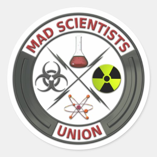 Mad Scientist Union Sticker
