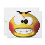 mad smiley invitations