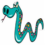 mad snake cartoon boa constrictor photo sculptures
