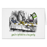Mad Tea Party Invitations Greeting Card